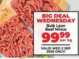 Food Lover's Market Bulk Lean Beef Mince offer