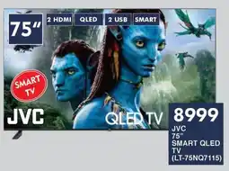 President Hyper JVC 75" SMART QLED TV offer