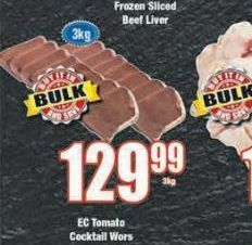 Boxer Beef liver offer