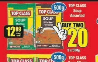 Boxer Top class soup 2 offer