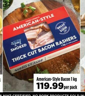Food Lover's Market American-style bacon offer