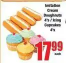 Boxer Imitation cream doughnuts / icing cupcakes offer