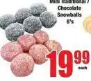 Boxer Mini - traditional / chocolate snowballs offer