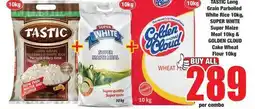Boxer Tastic - long grain parboiled white rice & super maize meal & cake wheat flour offer