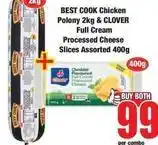 Boxer Clover - chicken polony & processed cheese slices offer