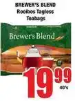 Boxer Rooibos tagless teabags offer