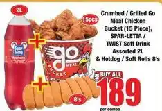 Boxer Spar - go meal chicken bucket & soft drink offer