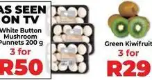 Food Lover's Market White button mushroom punnet offer