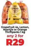 Food Lover's Market Grapefruit, lemon, naartjie or orange thriftpacks offer