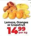 Food Lover's Market Lemons, oranges or grapefruit offer