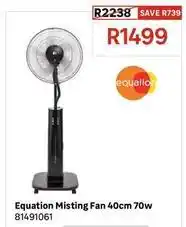 Leroy Merlin Equation misting fan 40cm 70w offer
