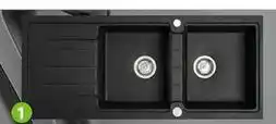 Leroy Merlin Cers double bowl square kitchen sink offer