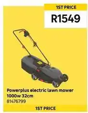 Leroy Merlin Powerplus electric lawn mower 1000w 32cm offer