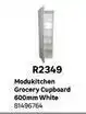 Leroy Merlin Modukitchen grocery cupboard 600mm white offer