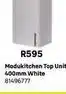 Leroy Merlin Modukitchen top unit m 400mm white offer