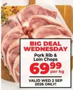 Food Lover's Market Pork Rib & Loin Chops offer