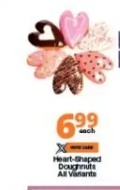 Heart-Shaped Doughnuts All Variants
