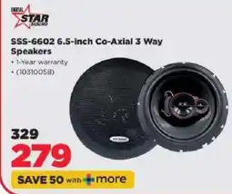HiFi Corp SSS-6602 6.5-inch Co-Axial 3 Way Speakers offer