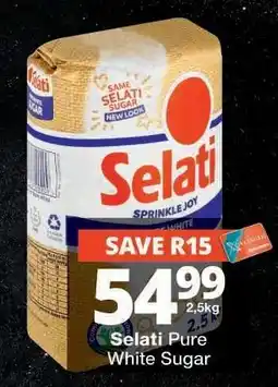 Checkers Selati Pure White Sugar offer