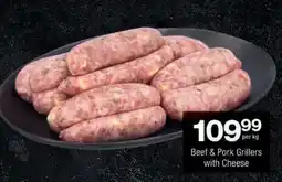 Checkers Beef & Pork Grillers with Cheese offer