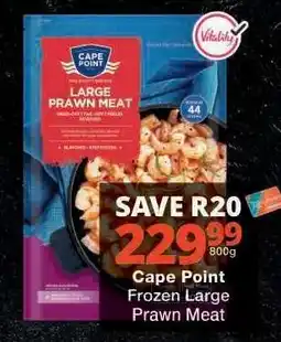 Checkers Cape Point Frozen Large Prawn Meat offer