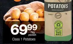 Checkers CLASS 1 POTATOES offer
