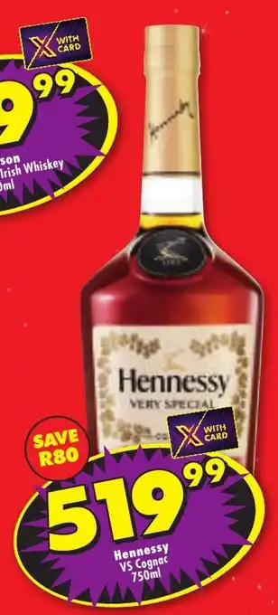 Shoprite Liquor Hennessy VS Cognac offer