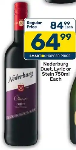 Pick n Pay Hypermarket Nederburg Duet offer