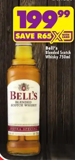 Shoprite Liquor Bell's Blended Scotch Whisky offer