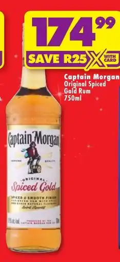 Shoprite Liquor Captain Morgan Original Spiced Gold Rum offer