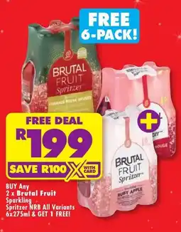 Shoprite Brutal Fruit Spritzer offer