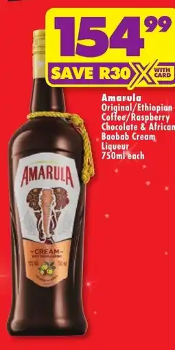 Shoprite Amarula Cream Liqueur offer