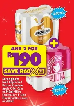 Shoprite Strongbow Gold Apple/Red Berries Premium Apple Cider offer