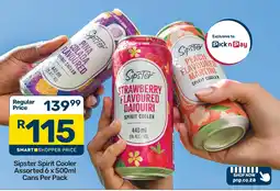 Pick n Pay Hypermarket Sipster Spirit Cooler Assorted offer