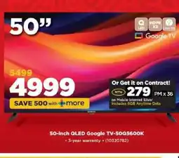HiFi Corp 50-inch QLED Google TV-50Q5600K offer