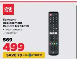 HiFi Corp Samsung Replacement Remote-URC4910 offer