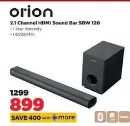 HiFi Corp orion 2.1 Channel HDMI Sound Bar SBW 120 offer