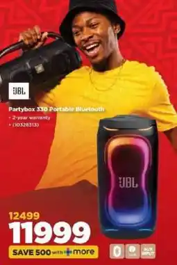 HiFi Corp JBL Partybox 330 Portable Bluetooth offer