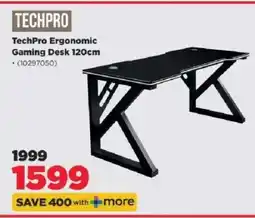 HiFi Corp TechPro Ergonomic Gaming Desk 120cm offer