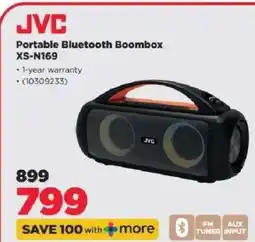 HiFi Corp JVC Portable Bluetooth Boombox XS-N169 offer