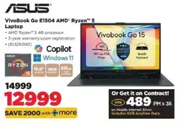 HiFi Corp VivoBook Go E1504 AMD Ryzen 5 Laptop offer