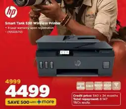 HiFi Corp HP Smart Tank 530 Wireless Printer offer