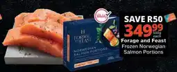 Checkers Forage and Feast Frozen Norwegian Salmon Portions offer