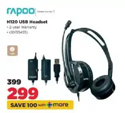 HiFi Corp Rapoo H120 USB Headset offer