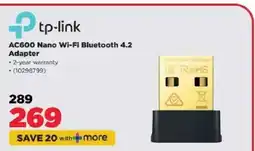 HiFi Corp tp-link AC600 Nano Wi-Fi Bluetooth 4.2 Adapter offer