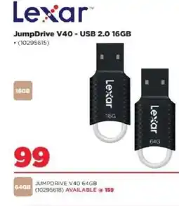 HiFi Corp Lexar JumpDrive V40 - USB 2.0 16GB offer