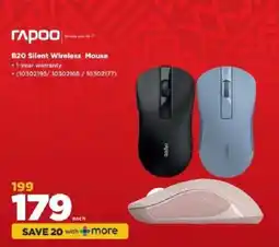 HiFi Corp Rapoo B20 Silent Wireless Mouse offer