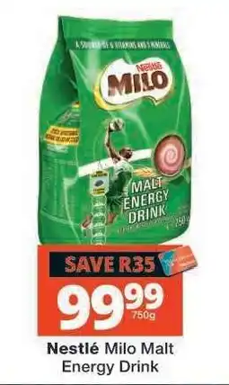 Checkers NESTLÉ Milo Malt Energy Drink offer