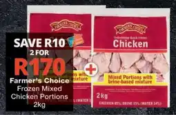 Checkers Farmer's Choice Frozen Mixed Chicken Portions offer