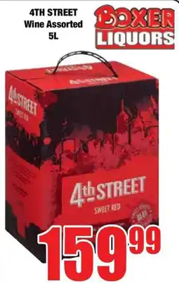 Boxer 4TH STREET Wine Assorted 5L offer